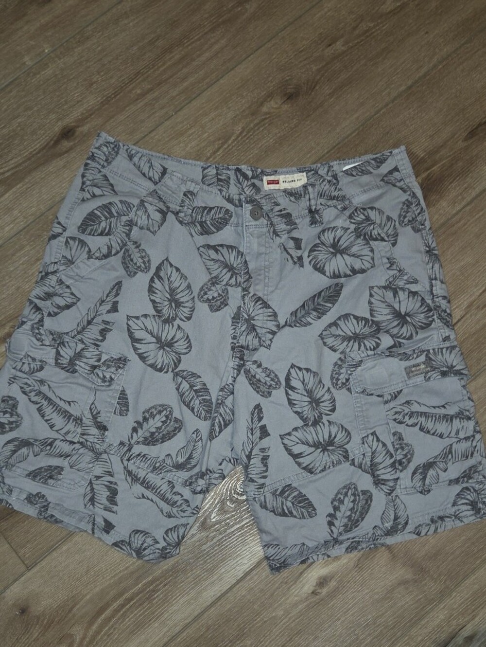 Wrangler Relaxed Fit Tropical Print Shorts Mens 36